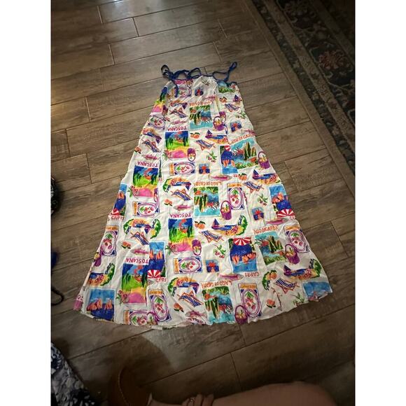 Label Of Love Women's Italian Theme Australia Resort Coastal Maxi Dress Size S - Picture 4 of 12